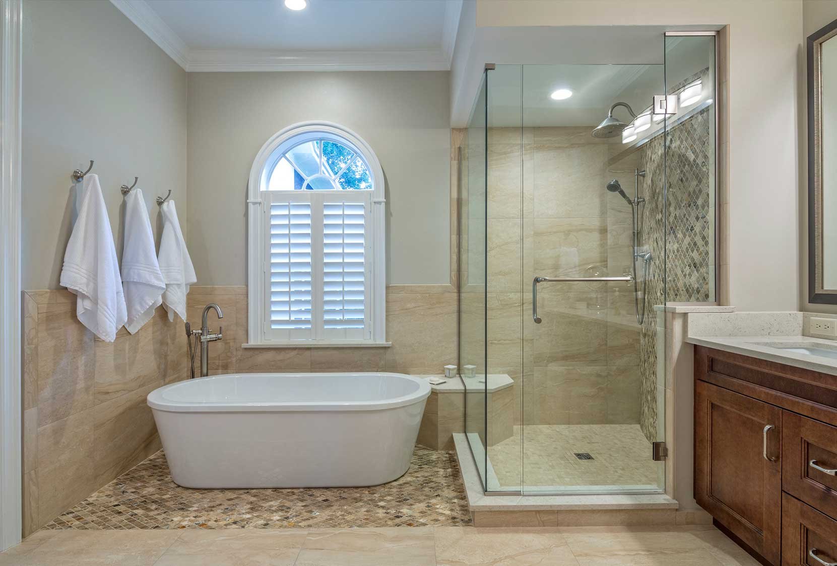 Custom Frameless Glass Shower Enclosure