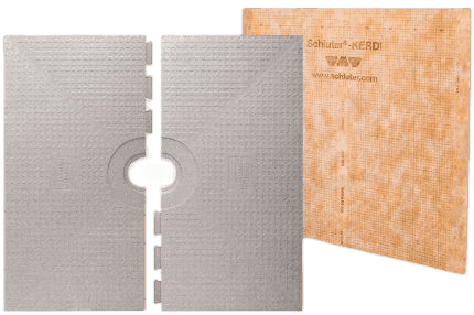 3. Prefabricated shower tray: Schluter®-KERDI-SHOWER-ST