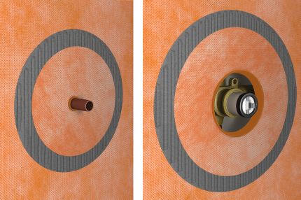 4. Pipe and mixing valve seals