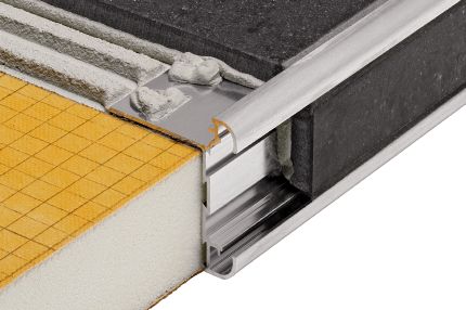 3. Countertop Profile: Schluter®-RONDEC-CT